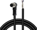 Lonlonty M8 Aviation Sensor Cable 4 Pin M8 Industrial Sensor Connector Shielded by Lonlonty