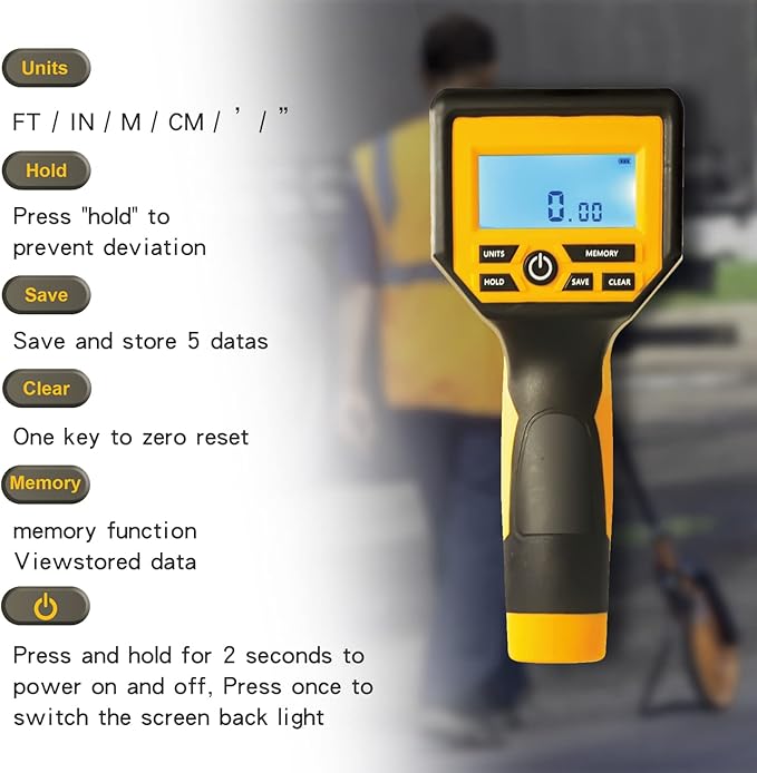 Zozen Measuring Wheel Digital Display High Precision, Premium Measure Wheel - Image 5