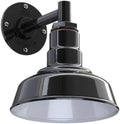 Steel Lighting Co. Hawthorne Barn Light | Outdoor Wall Mounted | 8 inch Dome | by SteelLightingCo