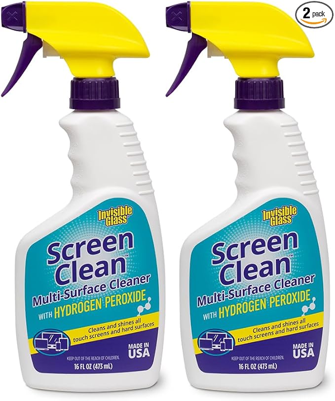 Invisible Glass 92013-2PK 16-Ounce Screen Clean Multi-Surface Cleaner Perfect by InvisibleGlass