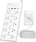 Power Strip Surge Protector Outlet Extender by Maxpw