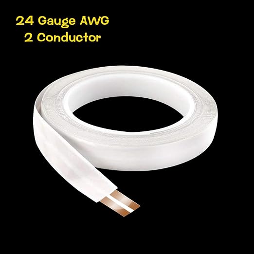 FRANKEVER 25ft 24-Gauge Hidden Super Flat Audio Cable - Image 2