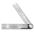 Digital Angle Finder, 2 in 1 Digital Angle Gauge 7 inch/200mm Stainless steel by NORTOOLS