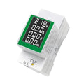 AC 50-300V 100A Multi Function Voltage Amperage Power Meter, Din Rail LCD by MORNINGGROUP