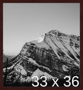 Frame It Easy 33 x 36 Merlot Wood Frame by FrameItEasy