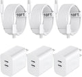 USB C Charger for iPhone 17/16/15 Pro Max Charger Fast Charging 10FT, 20W C by Auorld