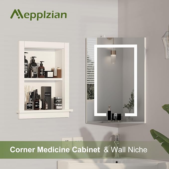Recessed Medicine Cabinet for Bathroom Niche for Shower Wall for Bedroom - Image 3