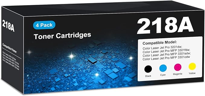 218A Toner Cartridges 3301sdw 3301fdw 3201dw by Serendipits