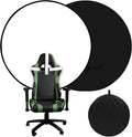 Portable Black White Screen Chair, 57 in Screen Backdrop by PhotoStudio%E2%80%BABackgrounds