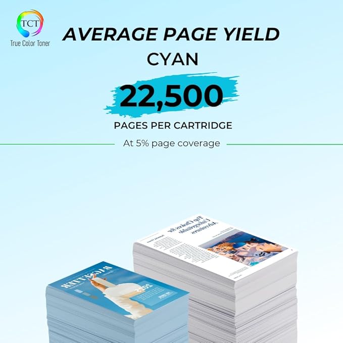 TCT C4502 Cyan Toner Cartridge - Image 3