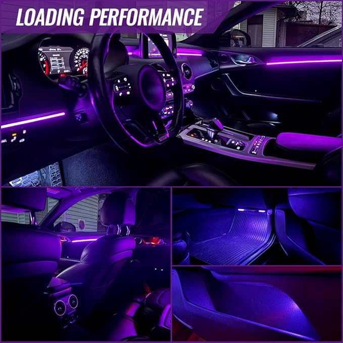 Ambient Lighting Car led Lights Interior, 43.3'' USB Powered Acrylic Neon - Image 8