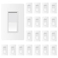 ThunderWay 3 Way Matte White Light Switch by ThunderWay