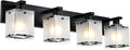 WINSHEN 4-Lights Bathroom Vanity Lighting Over Mirror, E26 Bulb Base by WINSHENLighting