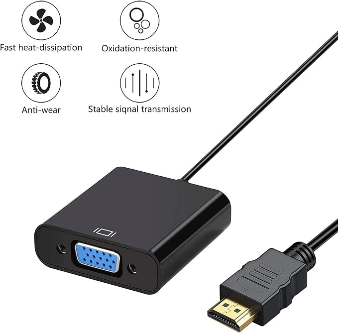 HDMI to VGA Adapter 10 Pack, Compatible - Image 4