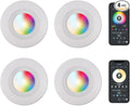 CLEANLIFE 4-Pack Smart LED Recessed Lighting Retrofit Downlight RGB + Tunable by CLEANLIFE