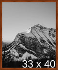 Frame It Easy 33 x 40 Russet Wood Frame by FrameItEasy