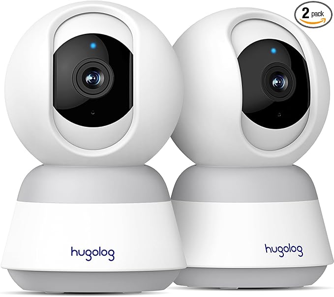 Hugolog 4K 8MP Indoor Pan/Tilt Security Camera by Hugolog