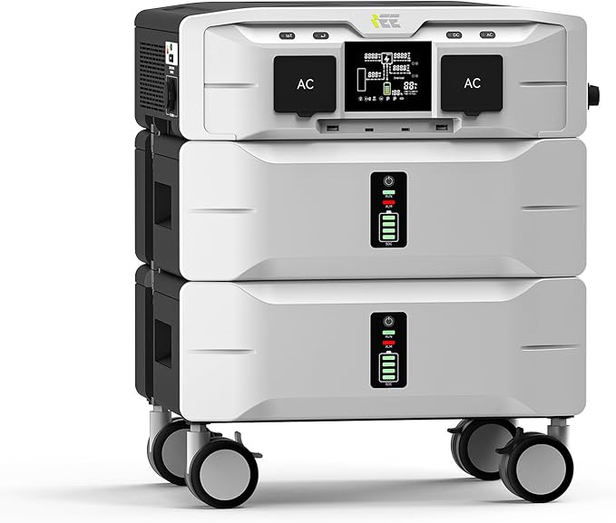 IEE SP5000 Portable Power Station, 5120Wh LFP Battery, Expandable to 10kWh by OSCAL
