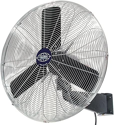 Global Industrial Commercial Wall Mount Fan, Fixed and Oscillating, 1/3 HP - Image 8