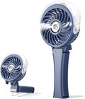 HandFan 2025 Upgraded Portable Misting Fan, Two Button Easy Operation, Handheld by HandFan