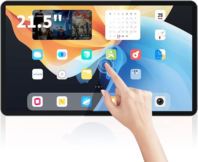 TouchWo 21.5 inch Android 11 Touchscreen Industrial PC, 16:9 FHD 1080P by TouchWo