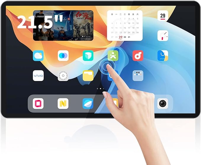 TouchWo 21.5 inch Android 14 Touchscreen Monitor Tablet, 16:9 FHD 1080P by TouchWo