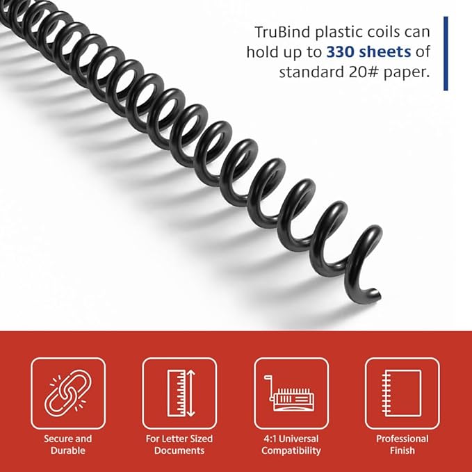 TruBind 38mm Spiral Binding Coils - Image 3