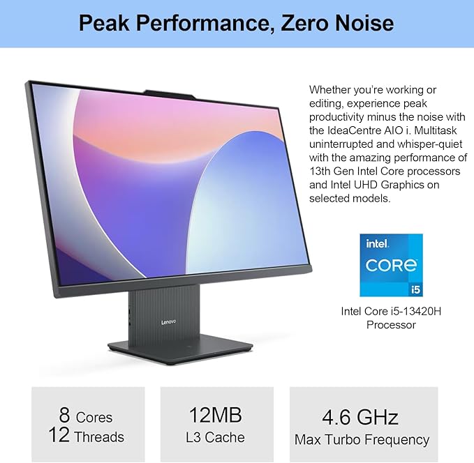 Lenovo 2024 IdeaCentre I Business All-in-One, Intel Core i5-13420H, 32GB DDR5 - Image 3