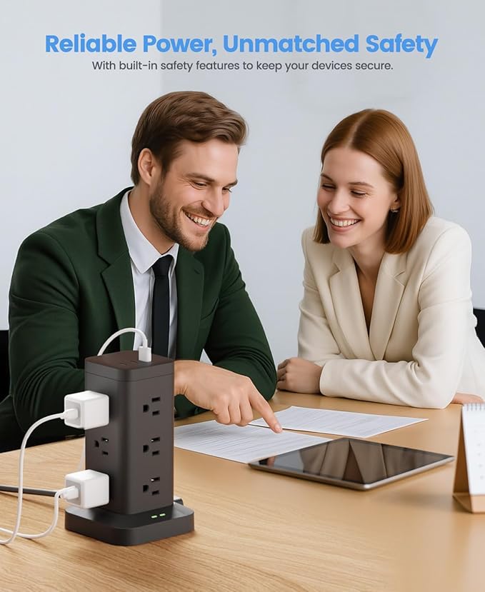 Tagzilo 15-in-1 Power Strip Tower - Image 8