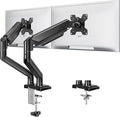 Dual Monitor Stand fits up to 32 inch, 4.4-22 lbs Computer Screens, Dual by MOUNTUP