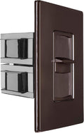OSD Audio 100W Sleek, Minimalist Design in Wall Volume Control, Slider Brown by OutdoorSpeakerDepot