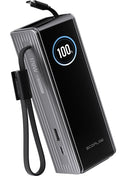 EF ECOFLOW Rapid Power Bank, 100W Built-in and Retractable Cables, Portable by EFECOFLOW