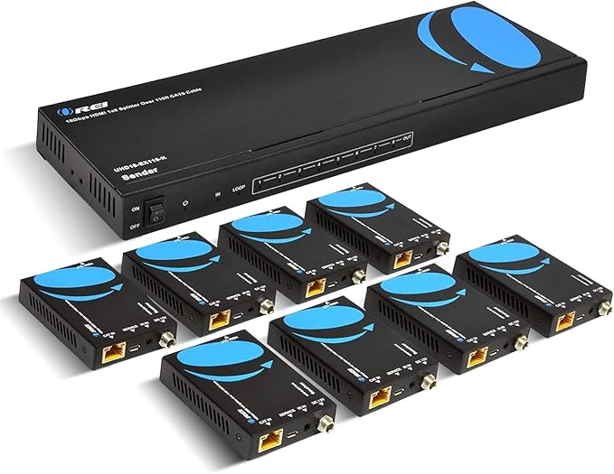 OREI 4K 1x8 HDMI Extender Splitter by OREI