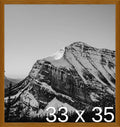 Frame It Easy 33 x 35 Hazel Wood Frame by FrameItEasy