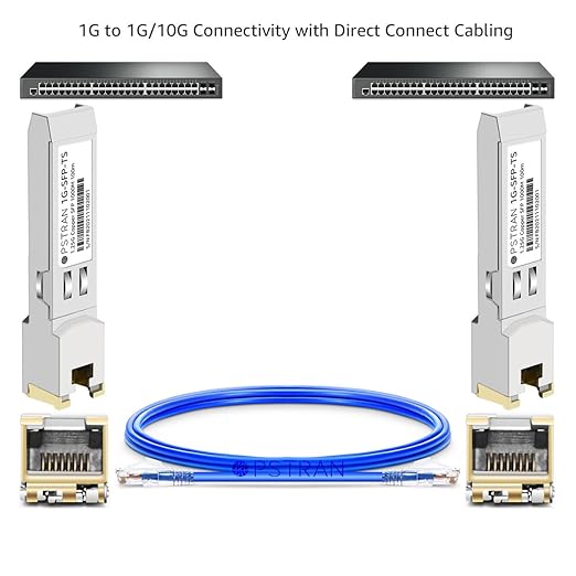 OPSTRAN 10/100/1000BASE-T SFP RJ45 Copper Transceiver Module Compatible - Image 3