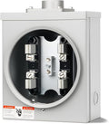 100 Amp Meter Socket, 4 Jaw Meter Base, 600V 3 Wire Ring Type, by JINDOUZI