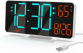 KOSUMOSU Desk Clock, 6.7in Small Digital Clock by KOSUMOSUTECHNOLOGY