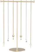 Justsoso Metal T-Bar Necklace Holder Stand, Necklace Hanging Display Stand by FocusOnJewelryDisplay