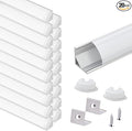 VST 20Pack 1 ft LED Aluminum Channel by VSTLighting