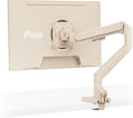 Pixio PS1S Wave Beige Single Monitor Arm Stand Desk Mount by Pixio