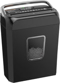 Bonsaii Shredders for Home Use, 3.4 Gal Wastebasket, 6-Sheet Cross-Cut Credit by bonsaii
