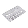 High-Precision Crack Width Gauge, Stainless Steel Precision Scale Home by Sinolmaibe