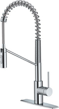 KRAUS Oletto Commercial Style Single Handle Pull Down Kitchen Faucet by KRAUS