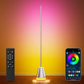 Keepsmile Smart RGB LED Corner Floor Lamp, Bright Standing Lamps by KEEPSMILE