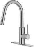 Kraus Oletto Spot Free Stainless Steel Dual Function Kitchen Faucets by KRAUS