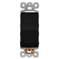 LIDER Black Minimalist Decorator Switch, Frameless Light Switch, On/Off Rocker by LIDER