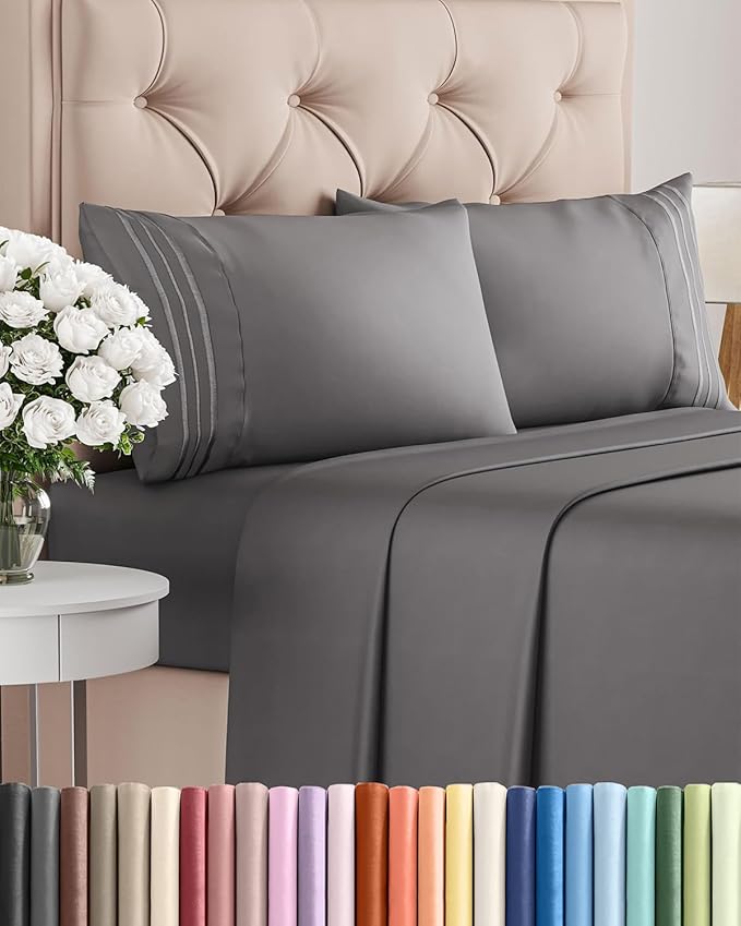 Queen Size 4 Piece Sheet Set by CGKUnlimited