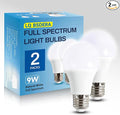 LQ BSDERA 2PK Full Spectrum Light Bulbs, 6000K Natural Light That Mimic Sunlight by Unknown