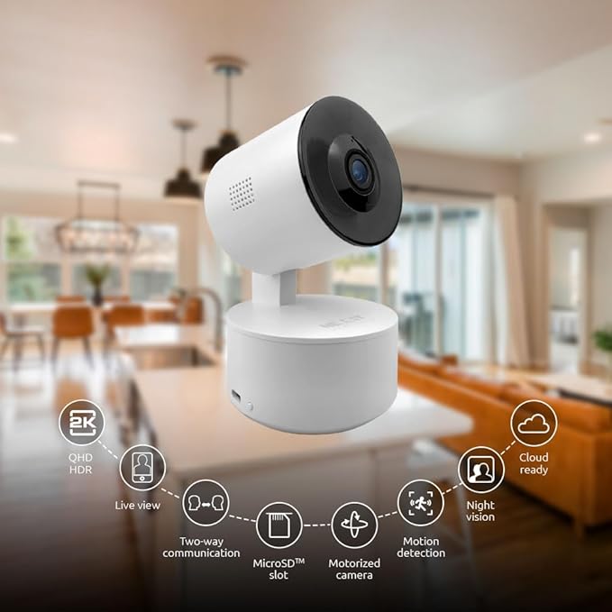 Nexxt Solutions Smart Wi-Fi Indoor Pan and Tilt Camera - Image 4