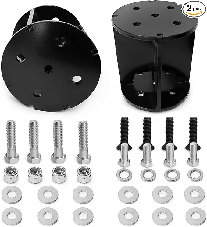 FLOVENTIS 5" Straight Air Helper Spring Spacer, Heavy-Duty Steel Compatible by FLOVENTISAirSuspensions